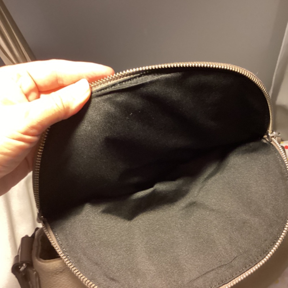 Marc Jacobs purse beige gray soft Leather shoulder bag luxury cream COA- SALE - Picture 7 of 14